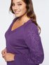 Jersey con mangas bordadas image number 2