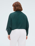 Georgette shrug with asymmetric cut image number 2