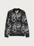 Cardigan en jacquard &agrave; fleurs image number 3