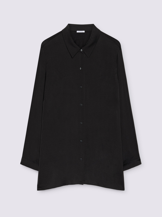 Camicia bimaterica misto viscosa