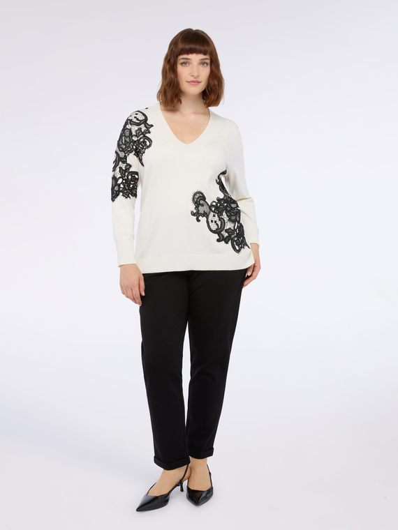 Jogger-Hose aus Punto Milano