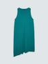 Vestito midi con scollo a V e inserto traforato image number 4