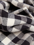 Black and white chequered scarf image number 2