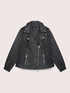 Veste biker avec poignets en tricot extensible image number 4