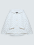 Quilted down jacket with chevron pattern image number 4