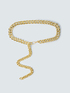 Chain design belt with braided link image number 1
