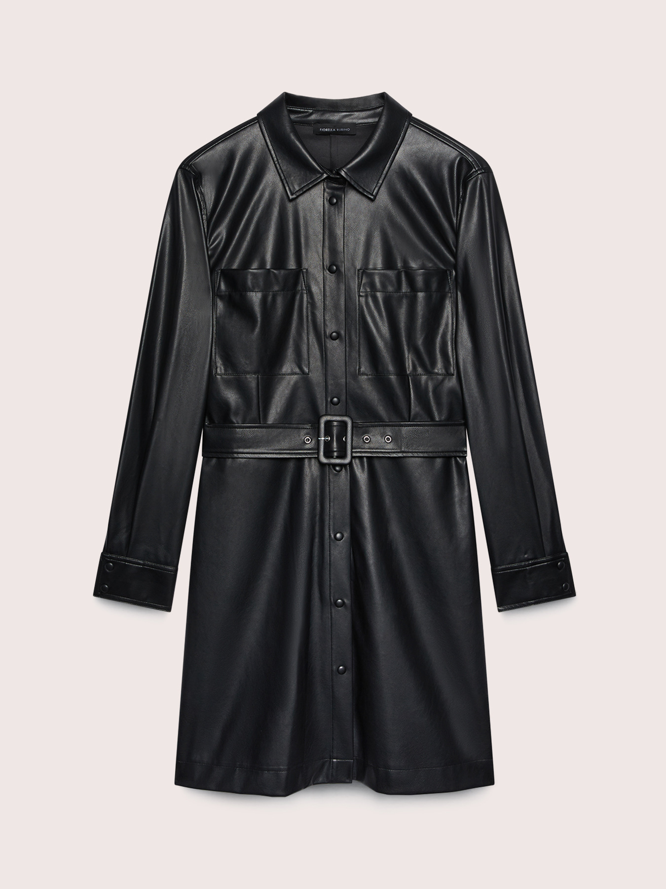 Robe chemisier courte avec ceinture image number 4