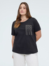 T-shirt in cotone con taschino decorato image number 3