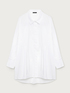 Camicia lunga con scritta ricamata image number 3