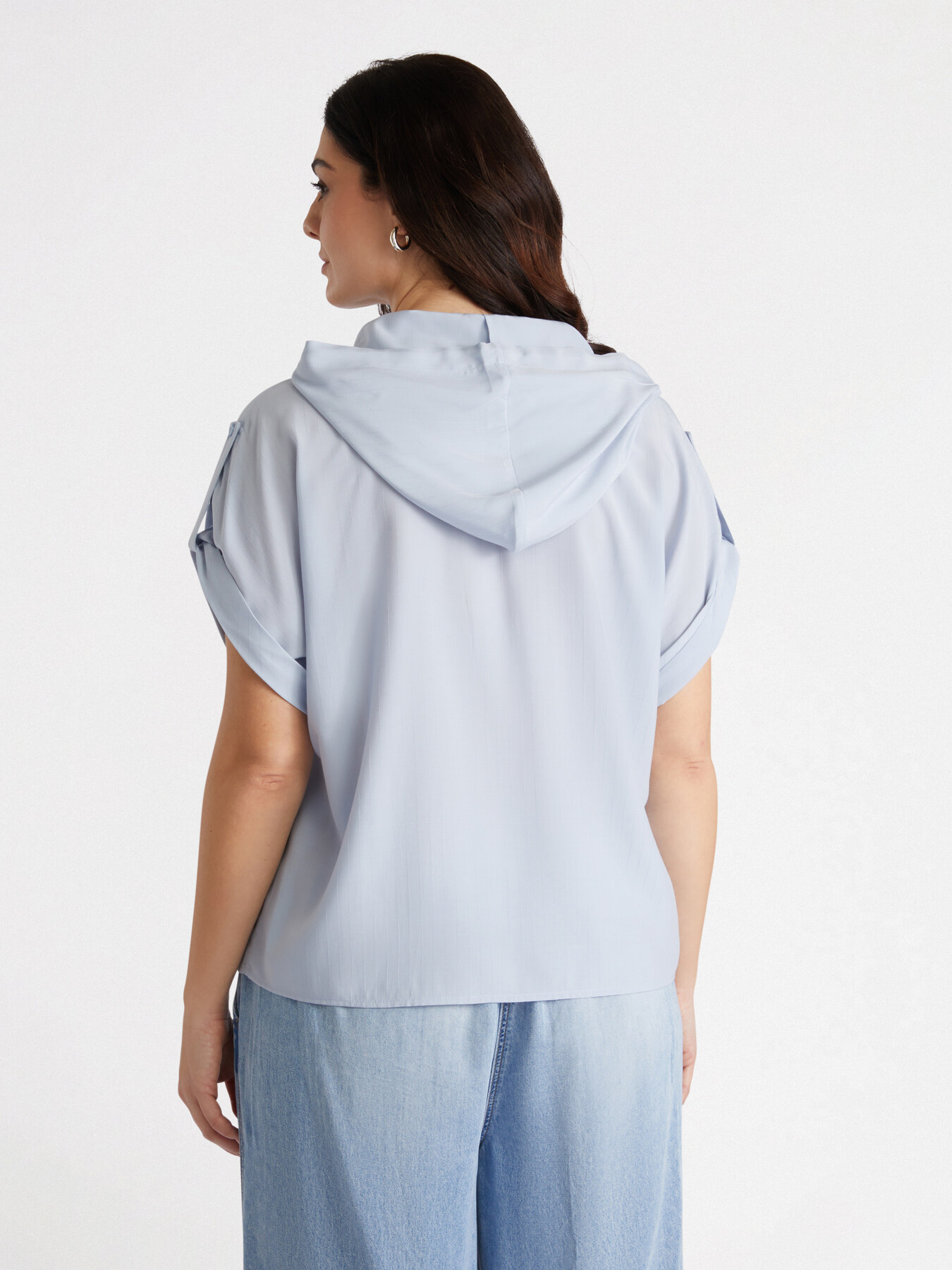 Camisa de rayas con capucha image number 1