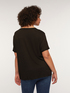 T-shirt with crystal lettering image number 1