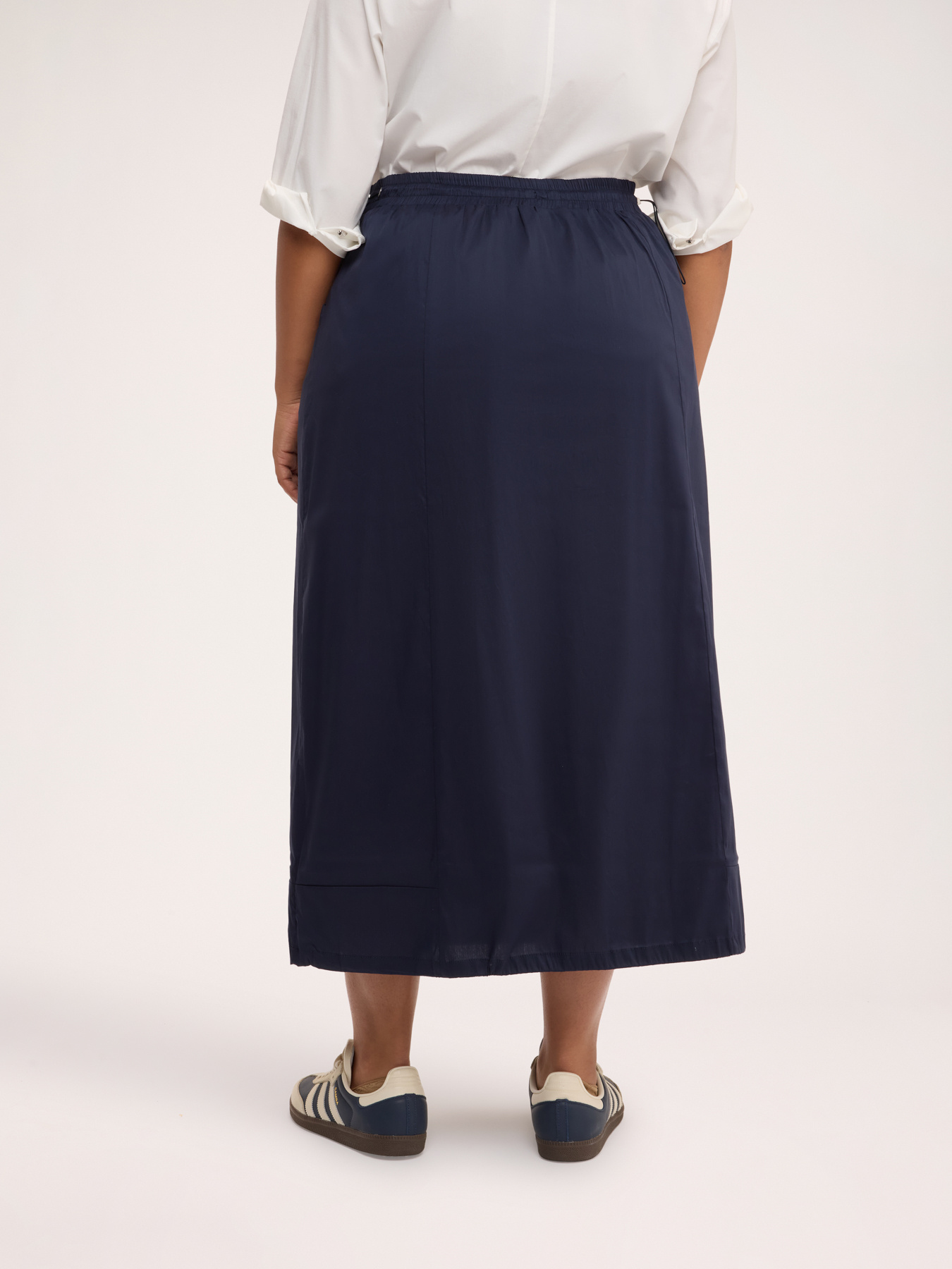 Skirt with drawstring waist image number 1