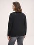 Ribbed jersey T-shirt with V-neck image number 1