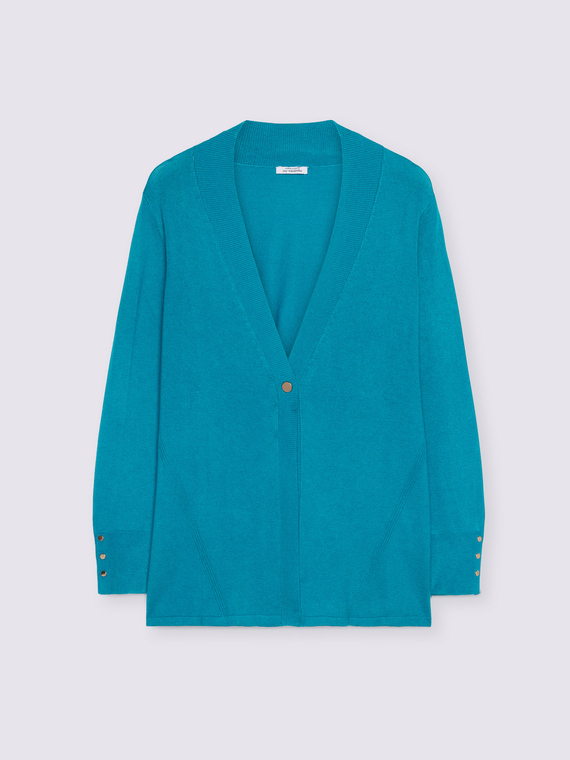 Viscose blend cardigan