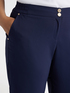Lightweight cropped trousers image number 3