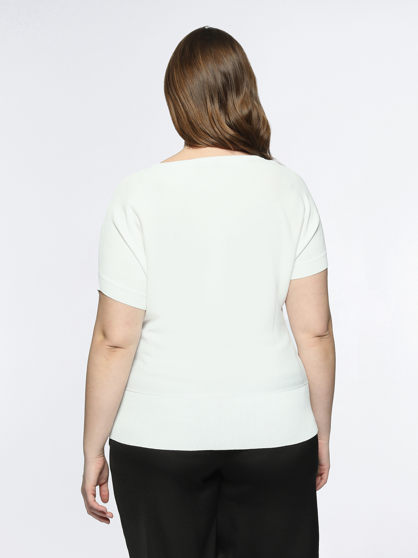 Pull &agrave; manches courtes en viscose image number 1