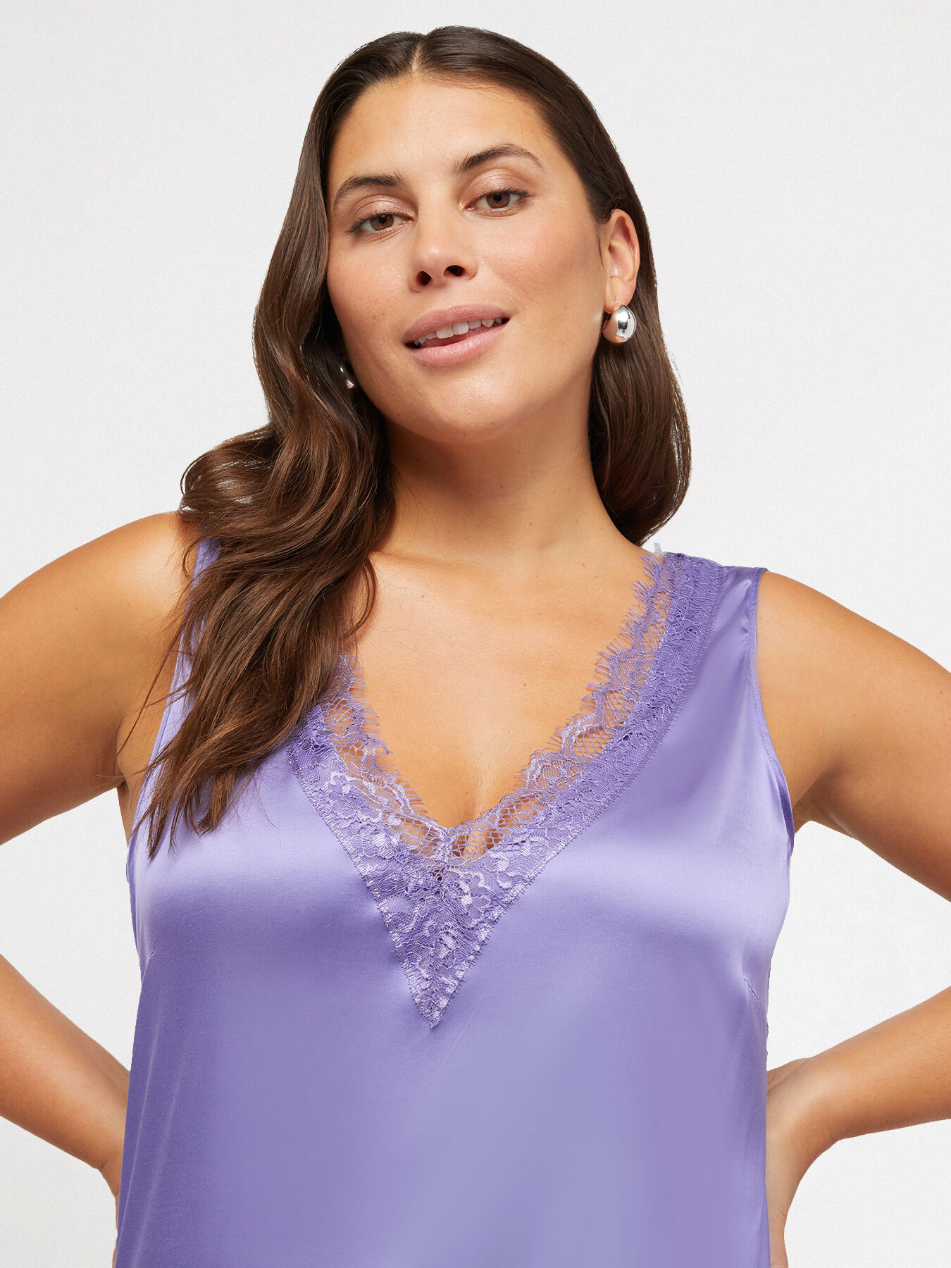 Top with lace image number 2