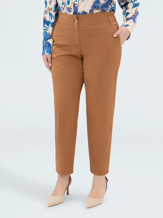 Balloon Pants in Cotton Blend