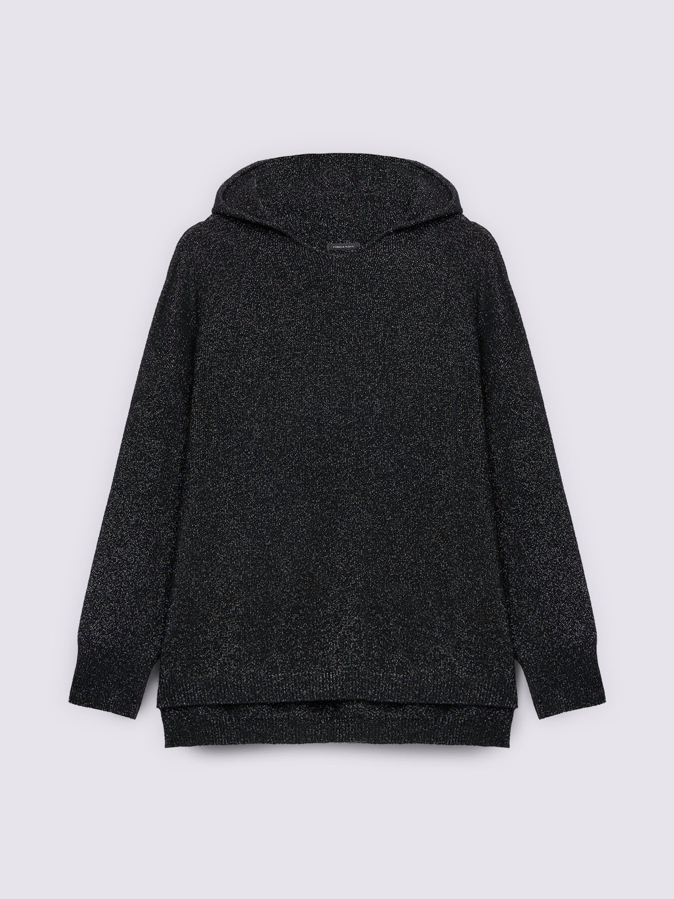 Hooded sweater in viscose blend image number 4