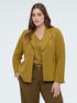 Structured blazer with jewel button image number 1