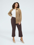 Kick Flare Pants with asymmetrical elastic waistband image number 2