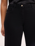 Wide Leg Jeans total black wash image number 3