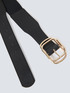 Cintura elasticizzata con fibbia dorata image number 2