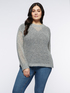 Mohair blend sweater with openwork image number 0