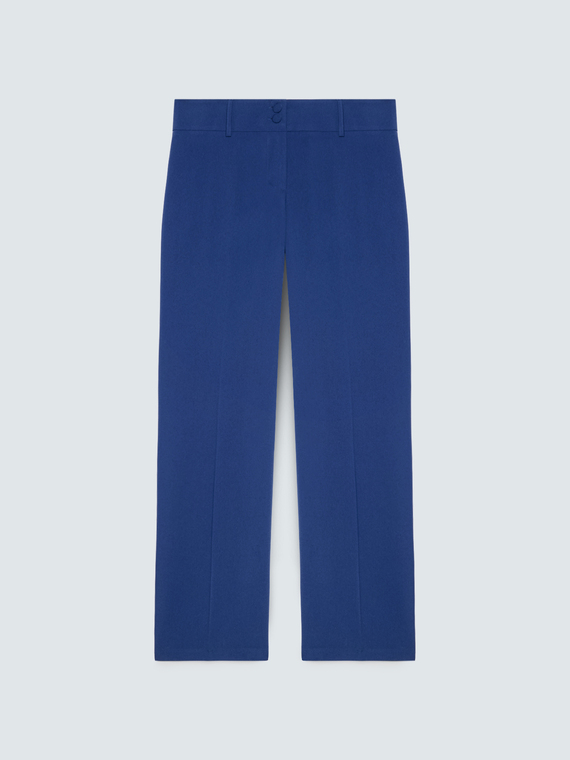 Regular Trousers with pressed crease