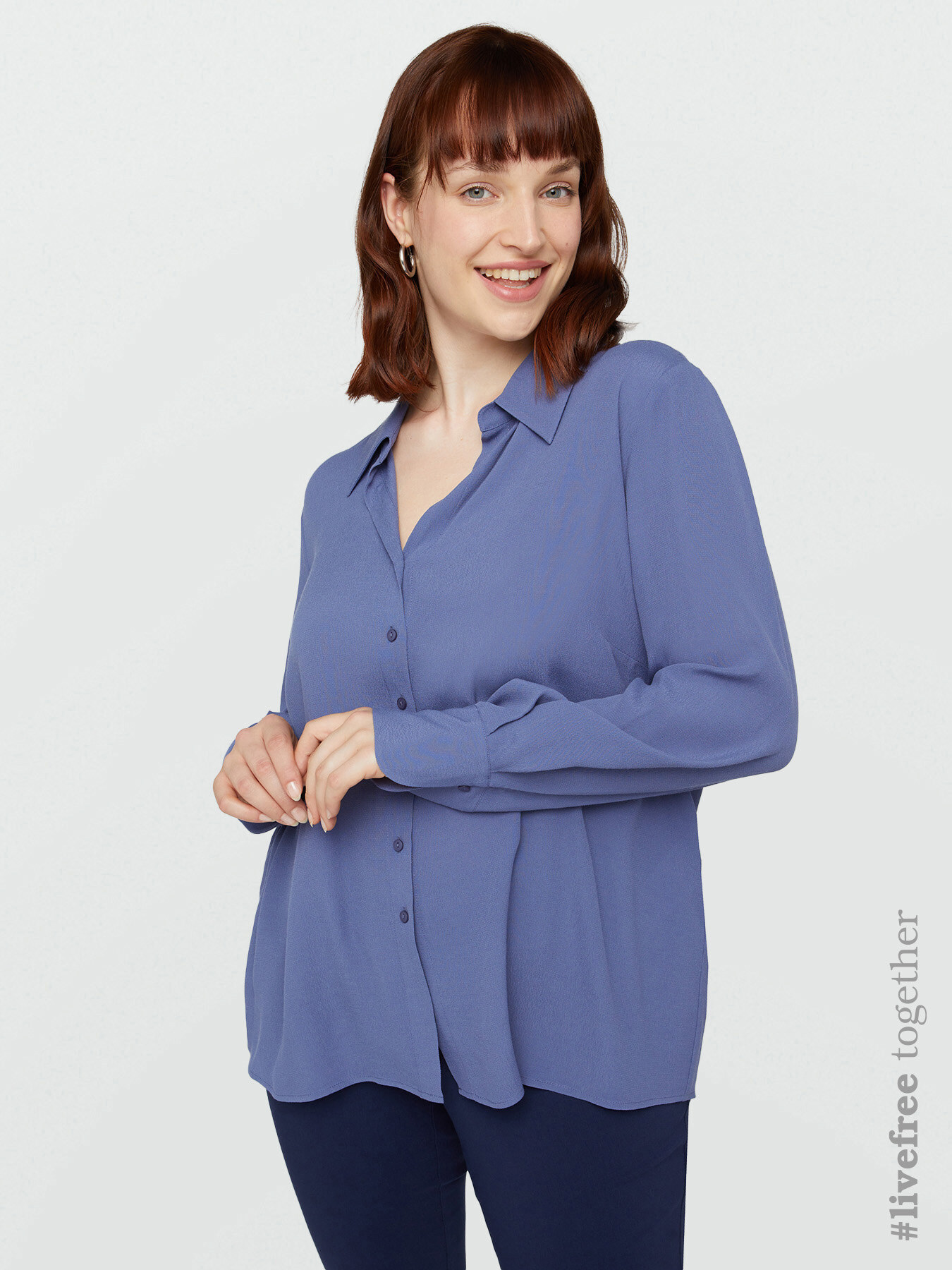 LENZING&trade; ECOVERO&trade; viscose shirt image number 0