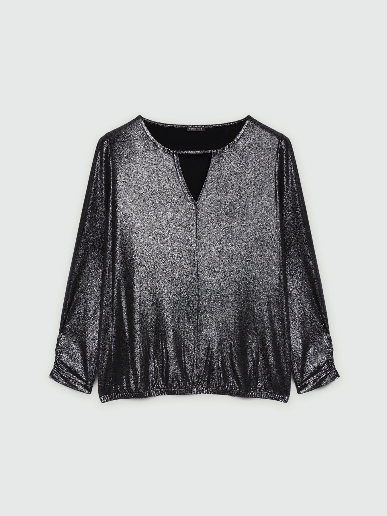 Shimmery LENZING&trade; ECOVERO&trade; viscose T-shirt image number 4