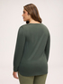 Jersey t-shirt with buttons on the cuffs image number 1