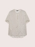 Viscose blouse with print image number 4