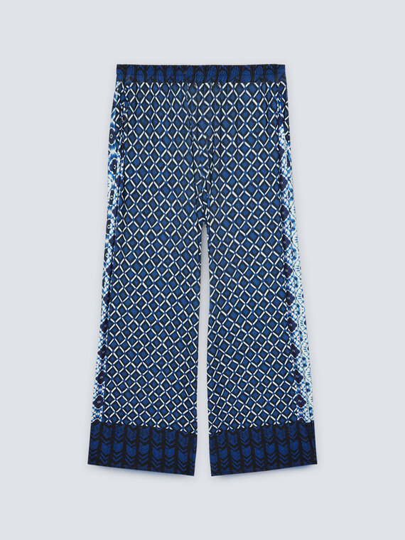 Printed beach trousers