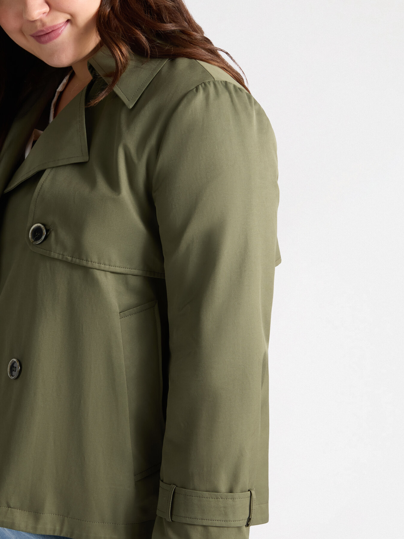 Short trench coat image number 5