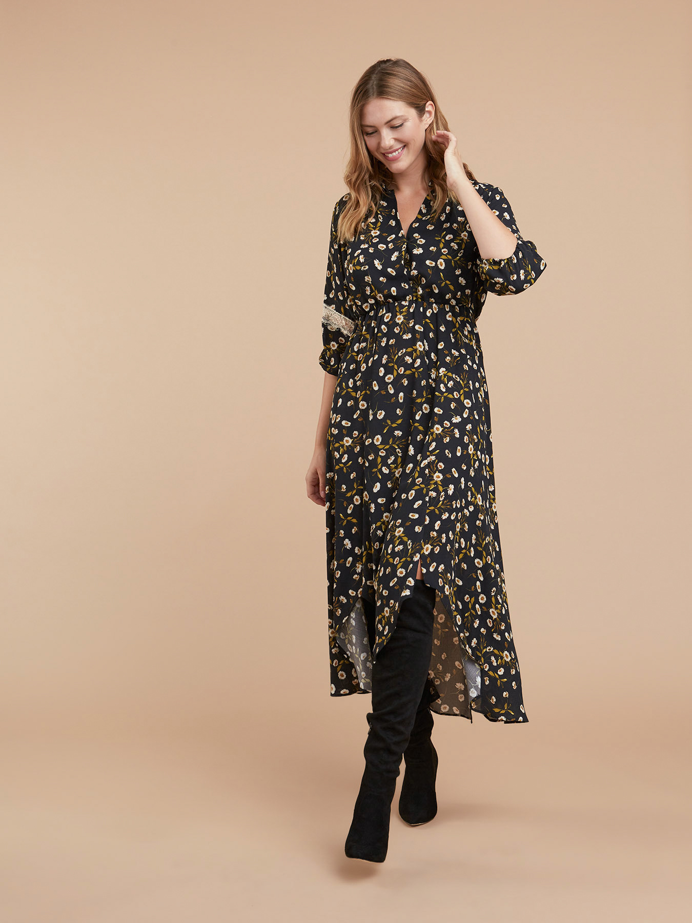 Vestito lungo floreale image number 0