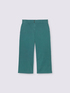 Pantaloni cropped in misto cotone image number 4