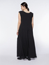 Robe longue noire double look image number 3
