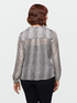 Printed lurex blouse image number 1