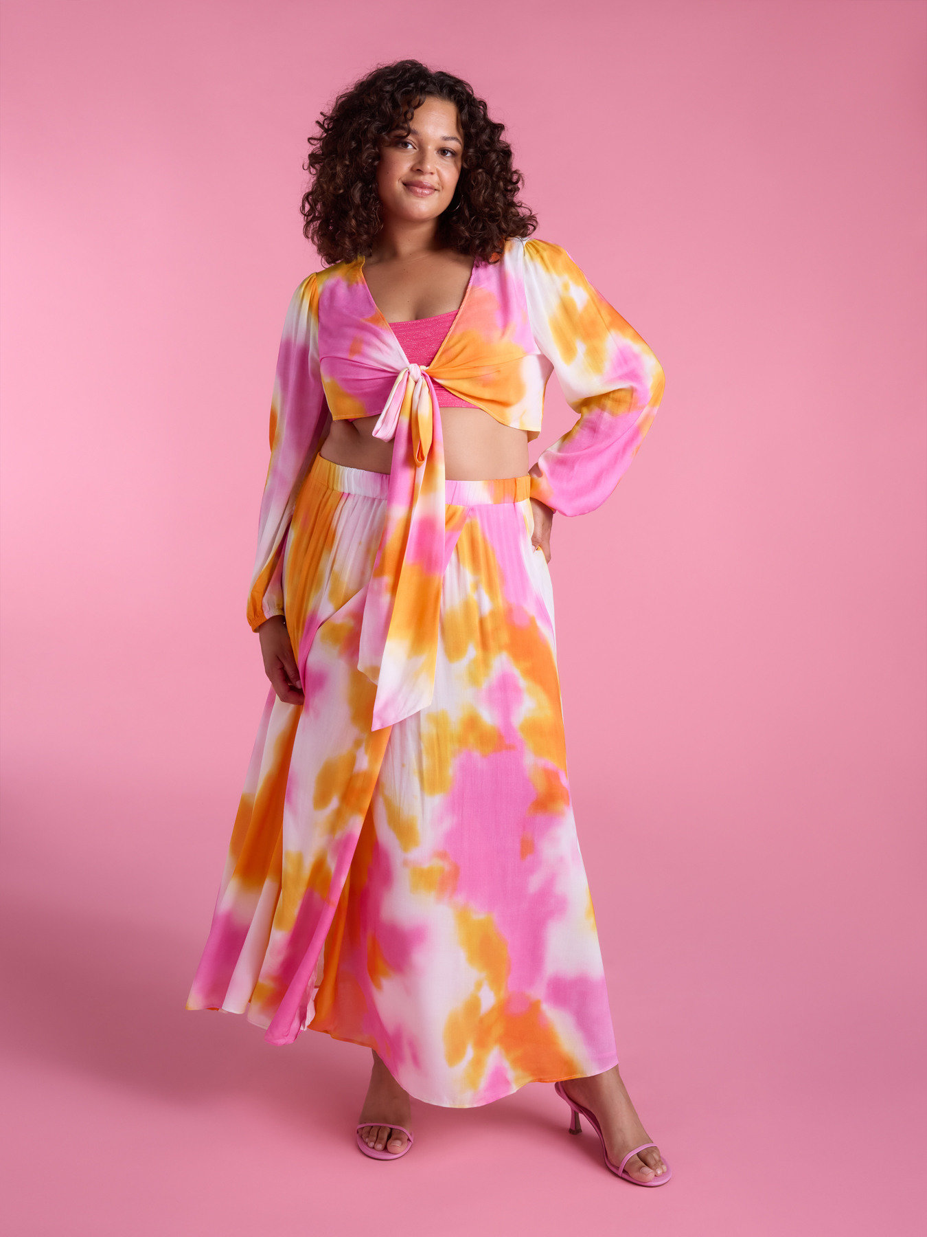 Jupe longue tie and dye image number 2