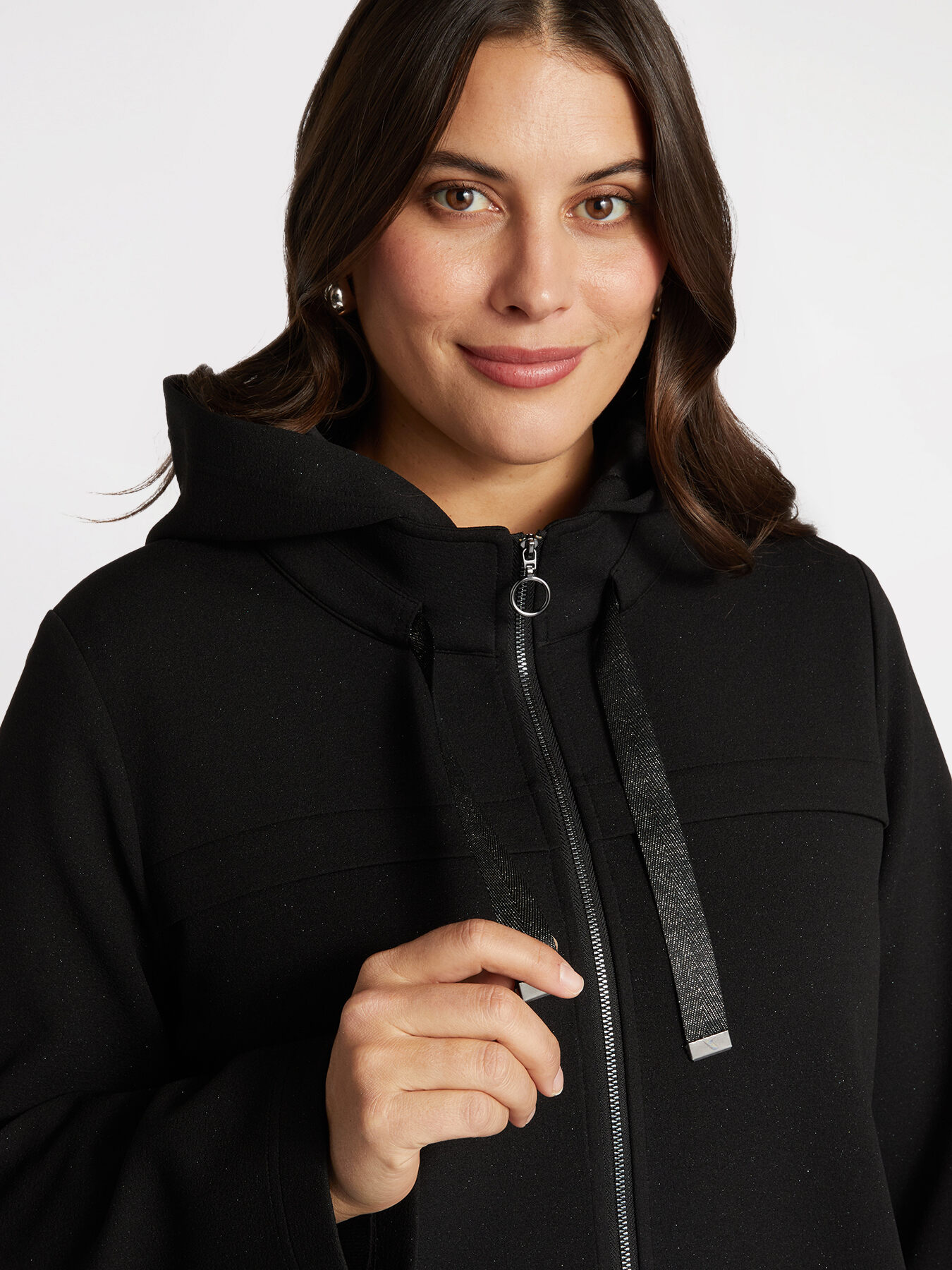 Parka con cappuccio e coulisse image number 3