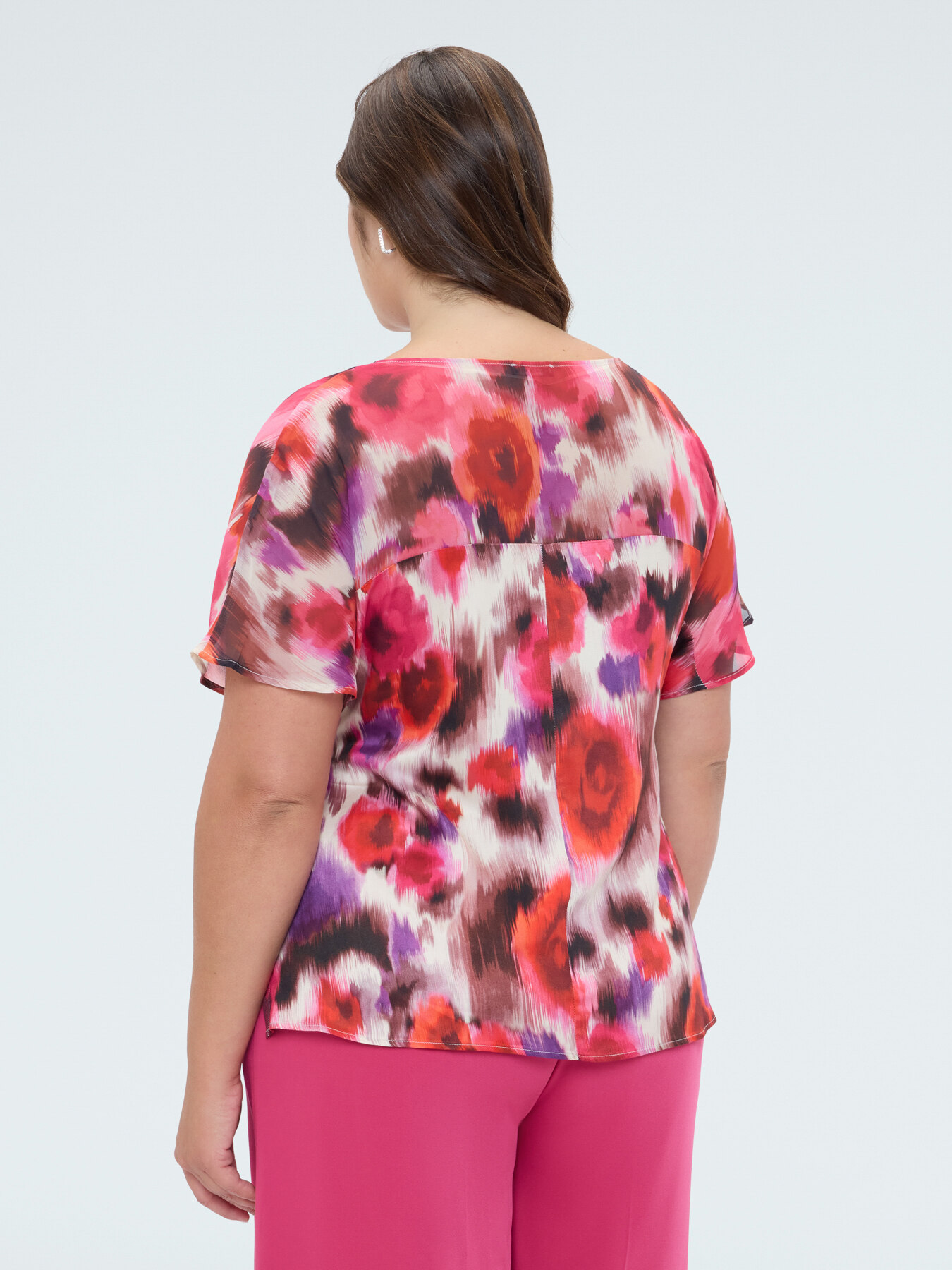 Bluse mit Blumendruck aus Viskose image number 1