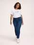 Jeggings in Blau mit dekorativen Kn&ouml;pfen image number 4