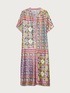 Kleid mit Foulard-Druck image number 3