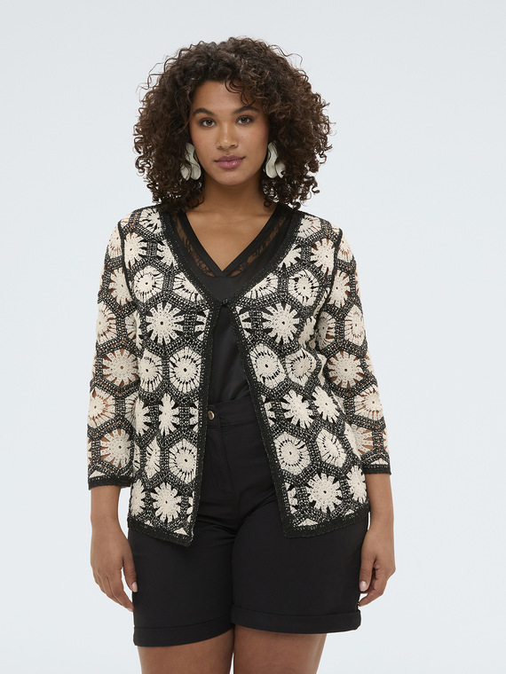 Cardigan in crochet