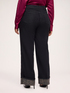Jeans regular con risvolto animalier image number 1