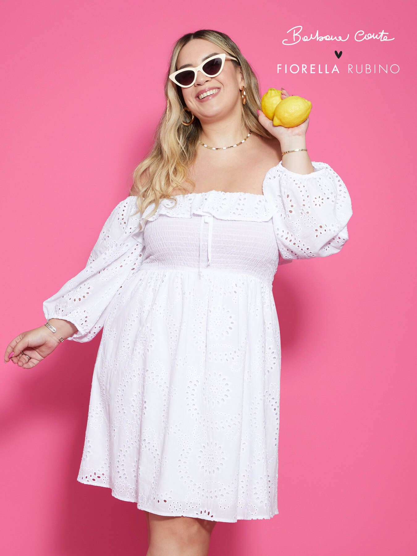 Short broderie anglaise dress image number 0