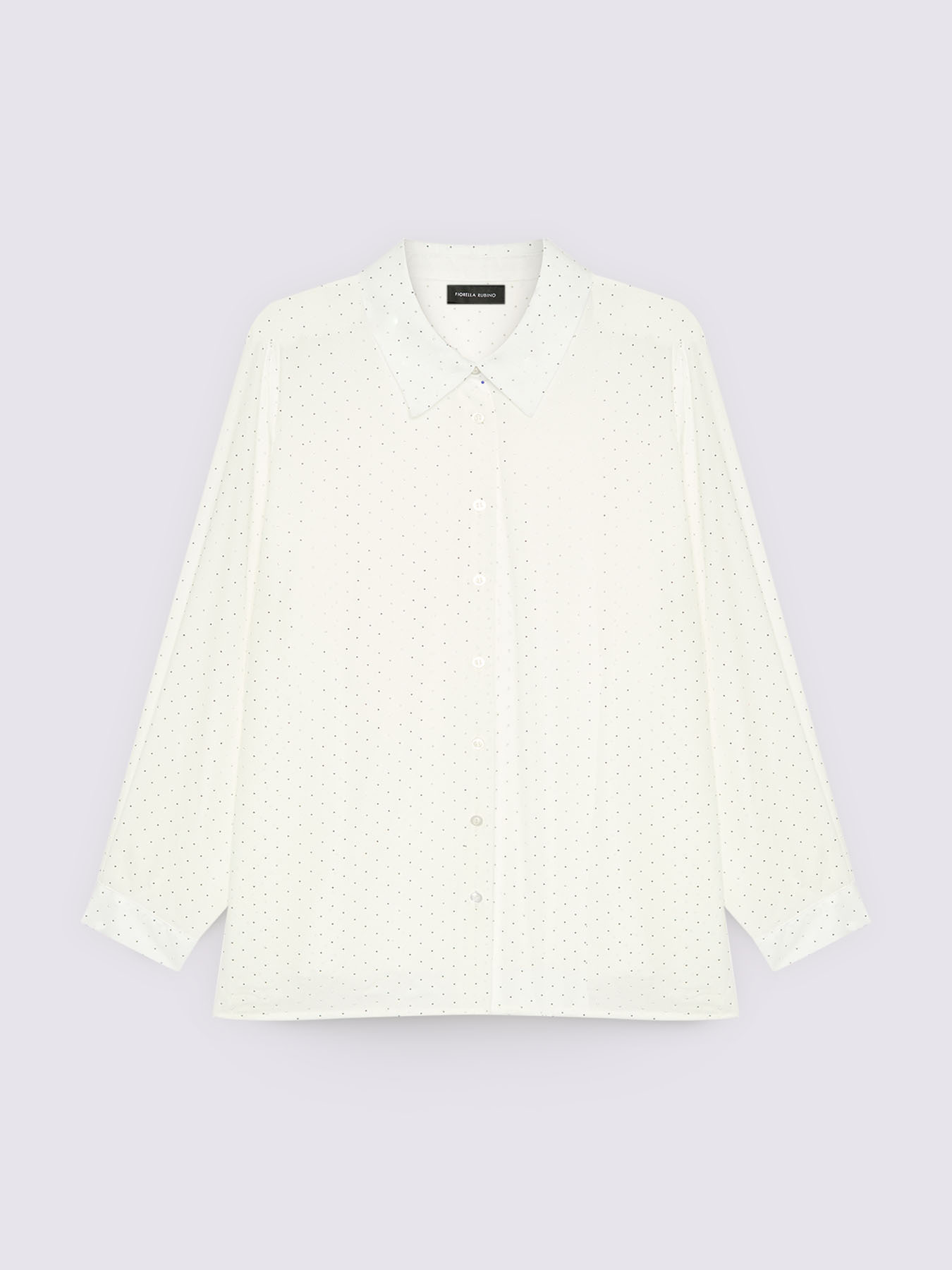 Camisa de georgette con micro tachuelas image number 4