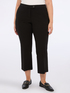 Kick flare pants in stretch fabric image number 2