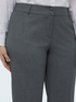 Cropped-Hose aus Melange-Stoff image number 2